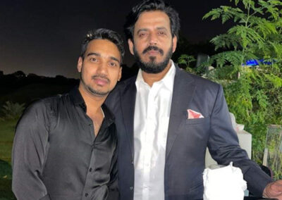 Varinder Kumar with Bollywood actors