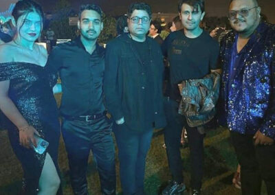 Varinder Kumar with Bollywood actors