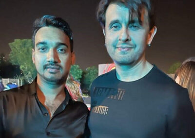 Varinder Kumar with Bollywood actors