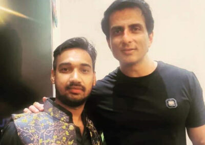 Varinder Kumar with Bollywood actors