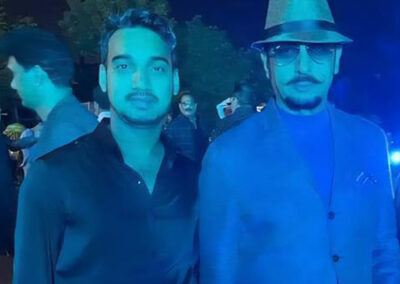 Varinder Kumar with Bollywood actors